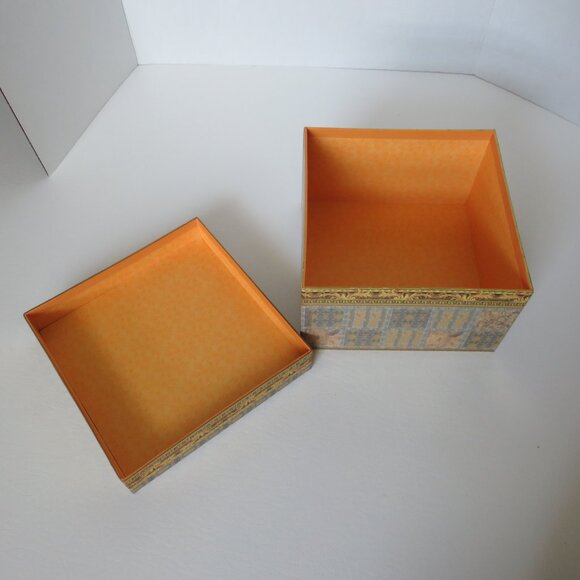 Vintage Punch Studio Renaissance Angel Playing Lute Keepsake Storage Gift Box - Picture 8 of 12